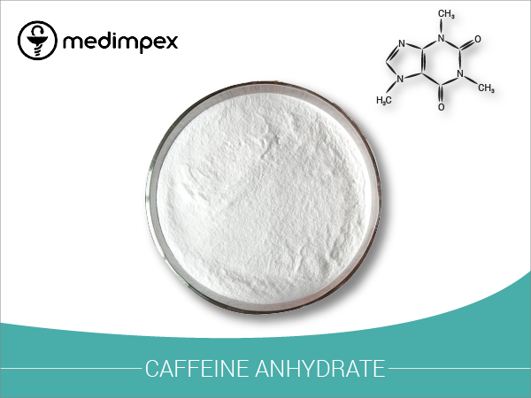 Caffeine Anhydrate - Food industry, Pharmaceutical industry, Cosmetics industry