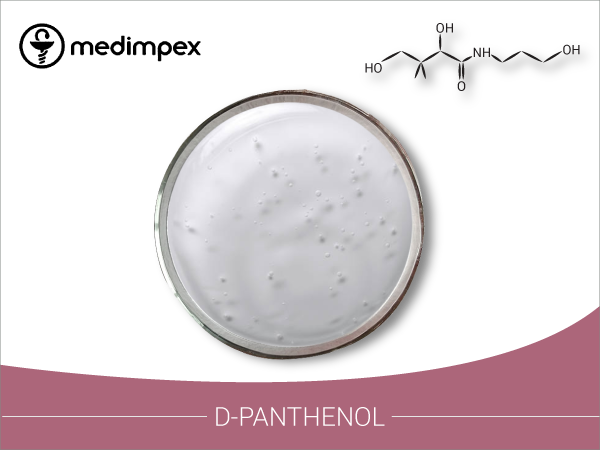 D-Panthenol - Pharmaceutical industry, Cosmetics industry