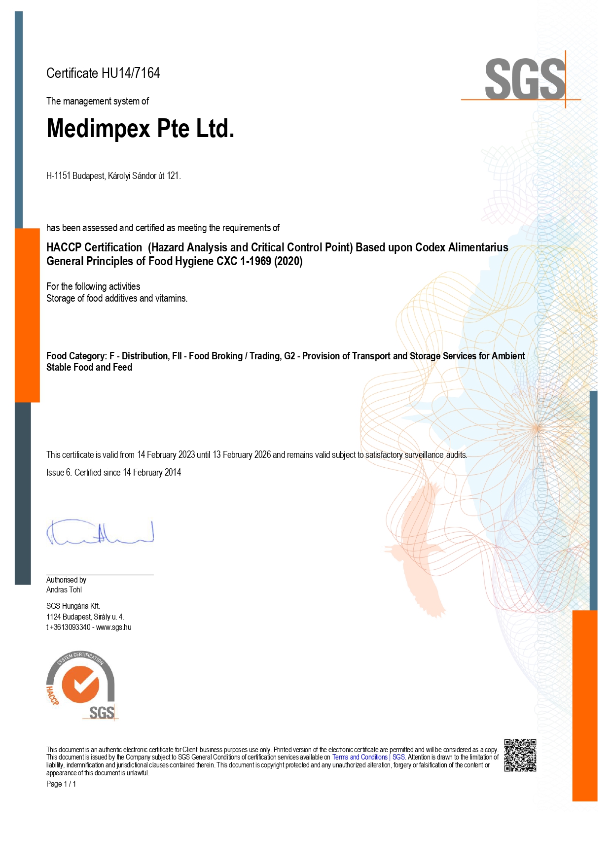 Medimpex Certificatehaccp Final En 2026